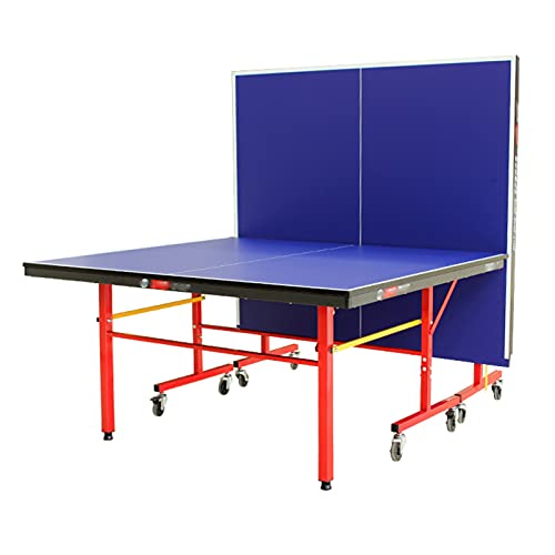Mesas de Ping Pong Mesa De Ping Pong Plegable, Mesa De Ping-Pong De Interior Y Exterior con Ruedas, Mesa De Tenis De Mesa Estándar Profesional, 274x152.5x76cm