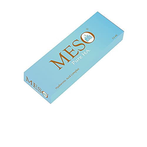 MESO Pure HA ácido hialurónico no reticulado (15 mg/ml) para tratamientos de microneedling y mesoterapia. Un complejo de ácidos hialurónicos de diferentes pesos moleculares (1x2.5 ml)