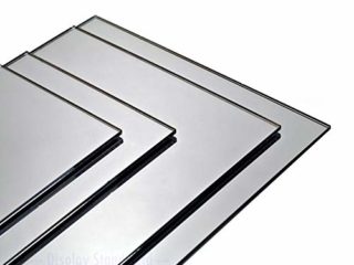 Metacrilato espejo plateado 2mm. Para decoración, artistas, espejos, soportes, manualidades, baño, habitación, dormitorio, espejo ligero y fácil de instalar. (A4 (297x210 mm))