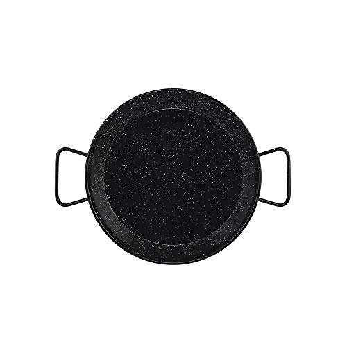 Metaltex - Paellera INDUCCION Acero Esmaltado 6 Raciones (34 cm)
