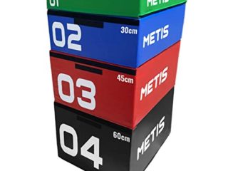 METIS Cajas de Salto Pliométricas de Espuma Suave | Caja de Crossfit para Casa o Gimnasio | Jump Box para Entrenamiento | Conjunto de Cajones de Salto para Pliometría (Set Completo)