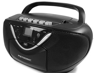 Metronic 477131 - Radio CD / MP3 cassette, negro