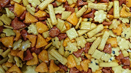 Mezcla Fuji Mix | Mezcla de un 1 Kg de Galletas de Arroz Variado | Aperitivo Crocante y Tostado | Con Salsa de Soya | Surtido Apto para Veganos | Vietnam | Dorimed