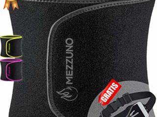 mezzuno Fajas Reductoras Abdomen Mujer y Hombre para Sudar-Fajas Reductoras Adelgazantes Mujer de Neopreno-Faja Reductora Hombre Efecto Sauna- Fajas Reductoras Mujer-Ng L/XL