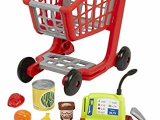 Mi primera caja registradora 100% Chef con carrito y 15 accesorios (Ecoiffier 1219)