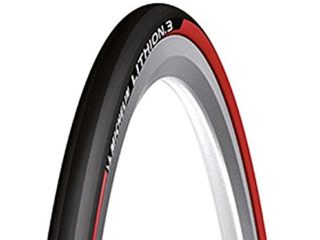 Michelin Cubierta Plegable, LITHION 3 A/F Rojo, 700 x 25 mm