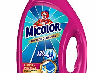 Micolor Gel Frescor Duradero (30 lavados), detergente líquido para lavadora con sistema neutralizador de olor, ideal para prendas sintéticas, jabón para ropa