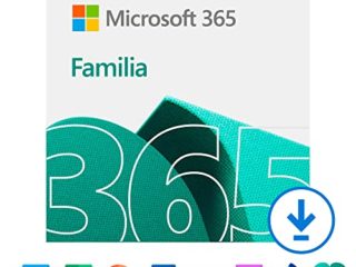Microsoft 365 Familia - Hasta 6 personas - Para PC/Mac/tabletas/teléfonos móviles - Suscripción de 12 meses