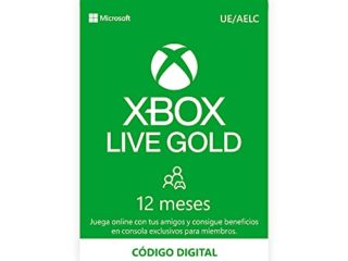 Microsoft Suscripción Xbox Live Gold - 12 Meses | Xbox Live - Código de descarga