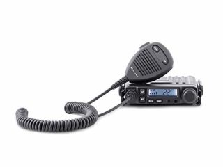 Midland Radio CB para Vehículo M-Mini CB Multibanda 40 Canales Am/FM, Transceptor Compacto con Micrófono y Toma 2 Pin para Adaptador Bluetooth, con Canal de Emergencia