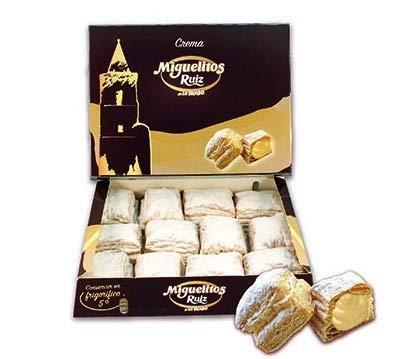 Miguelitos de La Roda Crema Ruiz 12 unidades 600 gramos