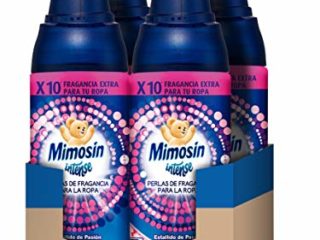 Mimosin Intense Perlas de Fragancia Suavizante Estallido de Pasión 275g - Pack de 4