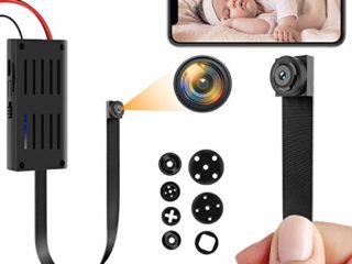 Mini cámara espía, 4K / 1080P HD WiFi Cámara Oculta Cámara inalámbrica portátil DIY Nanny cámara con detección de Movimiento Las cámaras de vigilancia