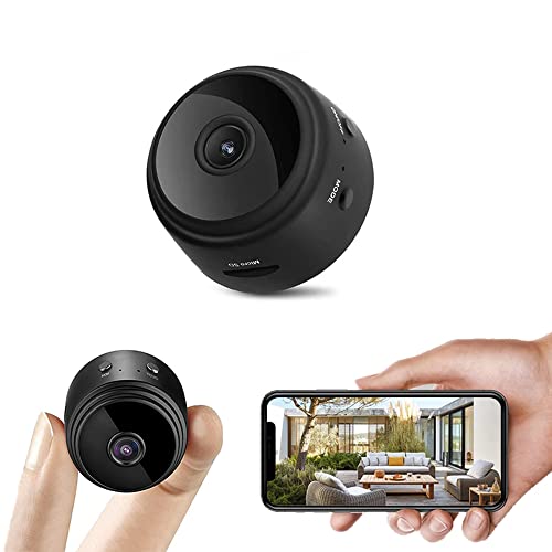Mini cámara espía Oculta HD 1080p - Mini cámara espía para Ver en el móvil y grabación – Cámara vigilancia WiFi camuflada con visión Nocturna con batería – para Coche, Interior y Exterior – Belltop