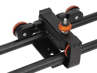 Mini cámara motorizada patinadora, carro eléctrico motorizado Dolly Car Camera Slider Dolly Car 60 cm / 24 pulgadas para videocámara Stabili para video película fotografía para cámara
