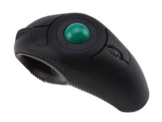Minidiva Wirelss - Ratón de mano con USB2.0 Trackball para usuarios zurdos y diestros para Windows XP/Vista/7 y Mac OS M-1.