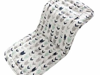 Miracle Baby Cojín Carro Bebe,Colchoneta Silla Paseo Universal Transpirable,Cojín Silla de Paseo para el Cochecito y Asiento de Carro, 100% Algodón, 32x80cm(Flecha)