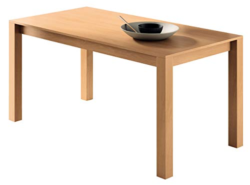 Miroytengo Mesa salón Comedor Color Cerezo Estilo Moderno diseño Sobrio 150x80x75 cm