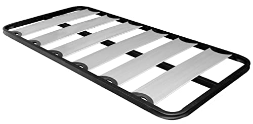 Miroytengo Somier Balda Ancha, Tubo de Acero 40x30mm, Refuerzo Central, Láminas de chopo-Flex (SIN Patas, 90x190 cm)