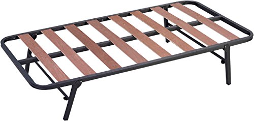 Miroytengo SOMIER de Arrastre Inferior de Cama Canguro 90x180cm, Tubo 30x30MM + Patas Plegables con Ruedas. ELEVABLE