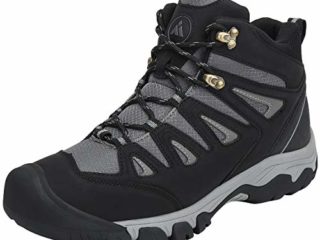 Mishansha Zapatillas Senderismo Hombre Trail Mount Botas Montaña Impermeables Zapatos Trekking Escalada Deportes de Exterior,Negro 38 EU