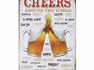 Mitening Lata Metal Vintage de la Pared Muestra Placa Cartel Terapia de Grupo Practica aquí para Cafetería Bar Cerveza Decoración, 20 x 30 cm