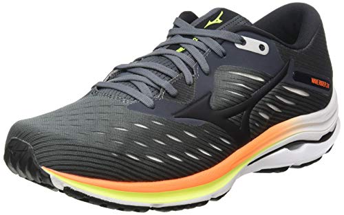 Mizuno Wave Rider 24, Zapatillas de Running Hombre, Gris (Crock/Phanton/Shortorange), 44.5 EU