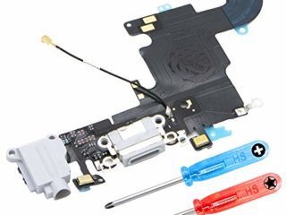 MMOBIEL Conector de Carga Compatible con iPhone 6s 2015 - Puerto de Carga - Dock Connector Cable Flex - Audio Jack/Micrófono/Antena Repuesto - Incl Destornilladores - Oro Rosa