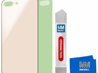 MMOBIEL Cubierta de batería para Parte Trasera (Incluye Vidrio) de iPhone 8 Plus 5.5 Pulgada (Oro) Parte de reemplazo Incluye Adhesivo pre-Instalado