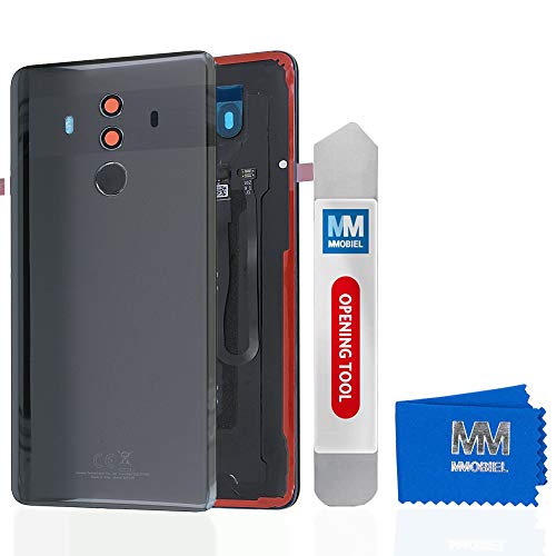 MMOBIEL Cubierta Trasera para batería Back Cover Compatible con Huawei Mate 10 Pro 2017 6.0 Inch(Titanium Grey/Gris)