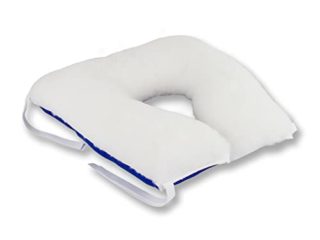 Mobiclinic, Cojín antiescaras, 44x44, Marca española, Forma de Herradura, con Agujero, Prevención y Tratamiento de Úlceras por presión, Cojín postural para coxis, Silla de Ruedas, Sofá, Ortopédico