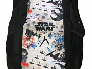 Mochila Urbana para niño/as, de la Marca Star Wars, 47 cm, 19,7 litros, de Color Negro