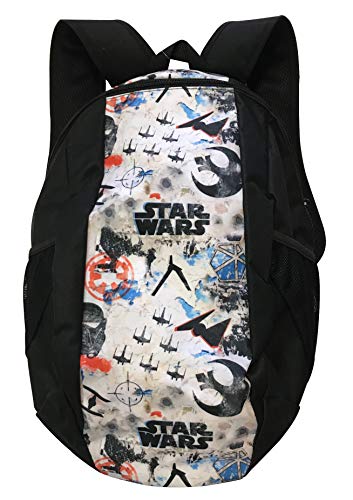 Mochila Urbana para niño/as, de la Marca Star Wars, 47 cm, 19,7 litros, de Color Negro