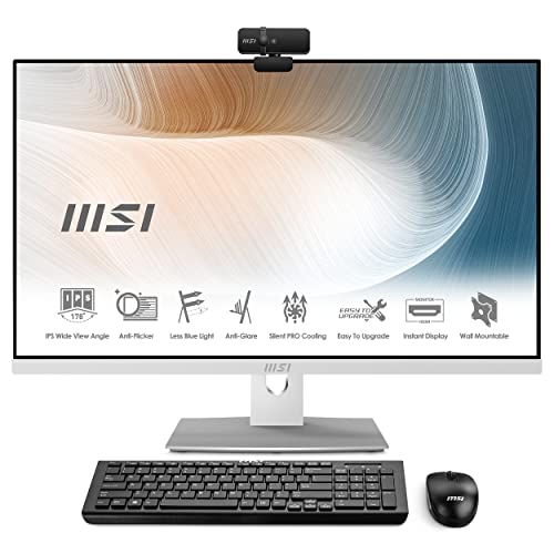 Modern AM271P 11M-028EU - All in One, 27", IPS FHD 1920x1080, Intel Core i7-1165G7, Anti Brillo, Blanco