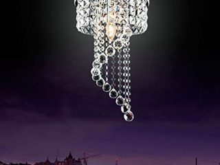 Modern LED Bulb Ceiling Light Pendant Lighting Fixture Crystal Chandelier