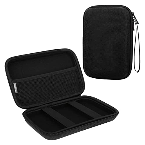 MoKo Estuche portátil con GPS de 7 Pulgadas, Estuche de Almacenamiento portátil con Bolsa Protectora para el navegador GPS Garmin/Tomtom/Magellan con Pantalla de 7"- Negro