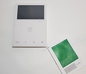 Monitor a Color de 4,3 Pulgadas, Ap Blanco 6721Wcon función Manos Libres, 2 Cables.