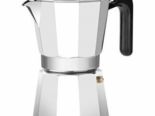 Monix Induction Express - Cafetera italiana inducción, aluminio, capacidad 12 tazas, color plata