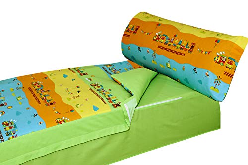 Montse Interiors Saco Nórdico Infantil Animales (Train, para Cama de 90x190/200)