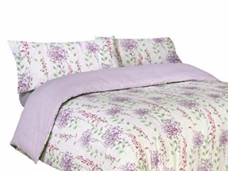 Montse Interiors, S.L. Funda nórdica Flores Lilas (sin Bajera, Keira para Cama de 90x190/200 Nórdico de 150)