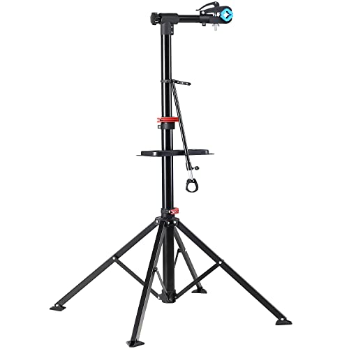 Monzana Soporte para Bicicletas Pleglable Ajustable Giratorio 360º máx. 30kg Caballete Reparación Bici