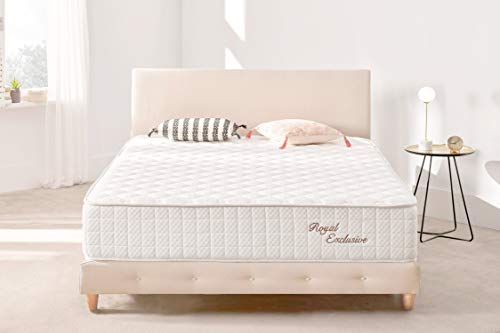 Moonia Royal Exclusive Relax y Descanso a tu Servicio: Colchón Reversible 110X190 cm/Híbrido: viscoelástica y núcleo muelles ensacados | Grosor +/- 30cm | Multizonas Diferenciadas