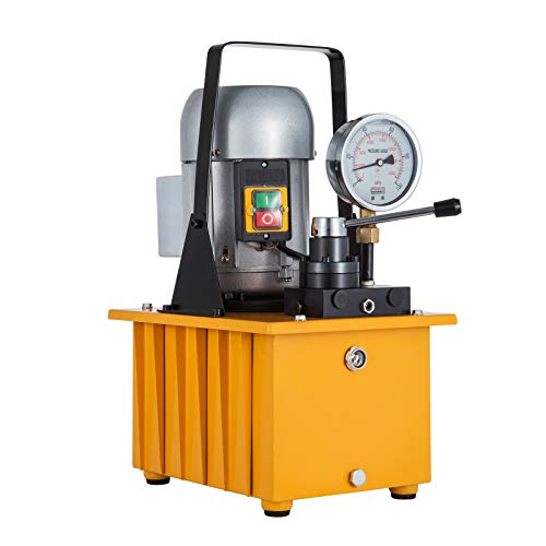 Mophorn Bomba Hidráulica Eléctrica Bomba Hidráulica Accionada por 10000 PSI Bomba de Doble Acción Eléctrico Hidráulico Bomba Hidráulica Eléctrica de Presión de Aceite