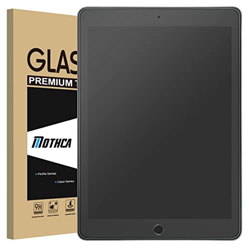 Mothca Protector de Pantalla para iPad 9,7 pulgadas (modelo 2018/2017, 6ª/5ª generación), Antiarañazos, Antihuellas y Antirreflejos, Mate Vidrio Templado para iPad Pro 9,7, iPad Air 1, iPad Air 2