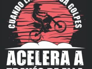 Moto Cross Puesta Del Sol - Motociclista Motocross Cuaderno De Notas: Formato A5 I 110 Páginas I Regalo Como Diario Planificador O Agenda