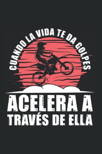 Moto Cross Puesta Del Sol - Motociclista Motocross Cuaderno De Notas: Formato A5 I 110 Páginas I Regalo Como Diario Planificador O Agenda