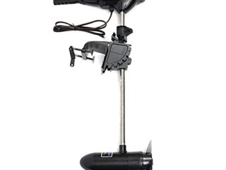 Motor fueraborda eléctrico, 12 V, 45 LBS 552 W, motor fueraborda para barco neumático