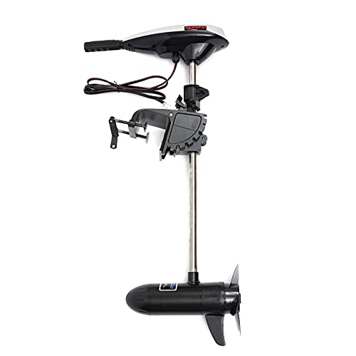 Motor fueraborda eléctrico, 12 V, 45 LBS 552 W, motor fueraborda para barco neumático