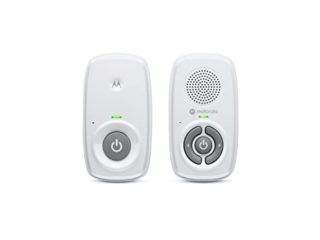 Motorola Baby Nursery AM21/MBP21 - Vigilabebés Audio - Vigilabebés digital con tecnología DECT para la vigilancia de audio - Alcance de 300 metros - Micrófono de alta sensibilidad - Blanco