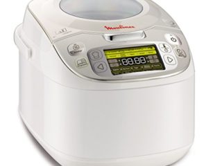 Moulinex Maxichef Advance MK8121 - Robot de cocina, 45 programas de cocción, capacidad 5 l, programable hasta 24 horas, bol con capacidad hasta 4 personas, función diferido programable, Plata Premium